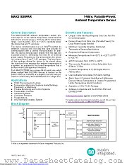MAX31820PARMCR+T datasheet pdf MAXIM - Dallas Semiconductor