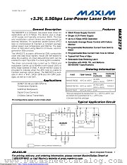 MAX3273ETG+T datasheet pdf MAXIM - Dallas Semiconductor
