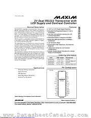 MAX3325EAI+T datasheet pdf MAXIM - Dallas Semiconductor