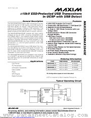 MAX3344EEUE+ datasheet pdf MAXIM - Dallas Semiconductor