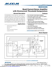 MAX34406HETG+ datasheet pdf MAXIM - Dallas Semiconductor