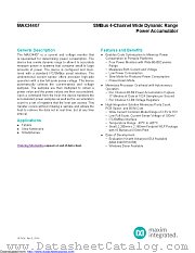 MAX34407EWE+T datasheet pdf MAXIM - Dallas Semiconductor