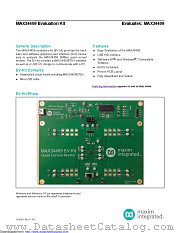 MAX34409EVKIT datasheet pdf MAXIM - Dallas Semiconductor