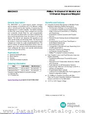 MAX34451ETNA1+ datasheet pdf MAXIM - Dallas Semiconductor
