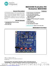 MAX34460EVKIT# datasheet pdf MAXIM - Dallas Semiconductor