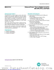 MAX35103 datasheet pdf MAXIM - Dallas Semiconductor