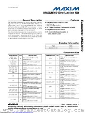 MAX3540EVKIT datasheet pdf MAXIM - Dallas Semiconductor