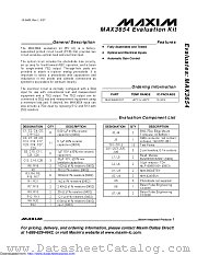 MAX3654EVKIT datasheet pdf MAXIM - Dallas Semiconductor