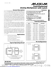 MAX368CWN+T datasheet pdf MAXIM - Dallas Semiconductor