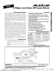 MAX3735AE/D datasheet pdf MAXIM - Dallas Semiconductor