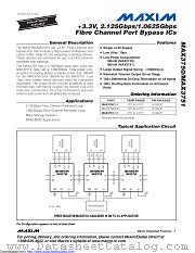 MAX3750CEE+T datasheet pdf MAXIM - Dallas Semiconductor