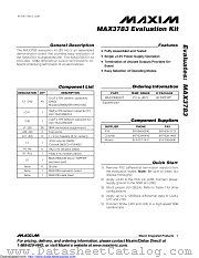 MAX3783EVKIT datasheet pdf MAXIM - Dallas Semiconductor