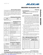 MAX3804EVKIT# datasheet pdf MAXIM - Dallas Semiconductor