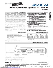 MAX3815CCM-D datasheet pdf MAXIM - Dallas Semiconductor