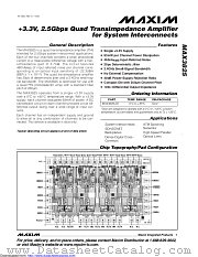MAX3825U/D datasheet pdf MAXIM - Dallas Semiconductor