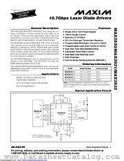 MAX3932E/D datasheet pdf MAXIM - Dallas Semiconductor