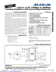 MAX3964EVKIT datasheet pdf MAXIM - Dallas Semiconductor