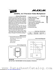 MAX4141CSD+T datasheet pdf MAXIM - Dallas Semiconductor
