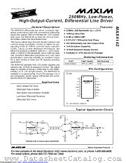 MAX4142ESD/GH9 datasheet pdf MAXIM - Dallas Semiconductor