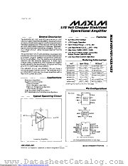 MAX420CPA+ datasheet pdf MAXIM - Dallas Semiconductor
