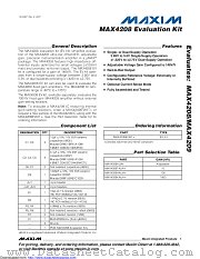 MAX4208EVKIT datasheet pdf MAXIM - Dallas Semiconductor