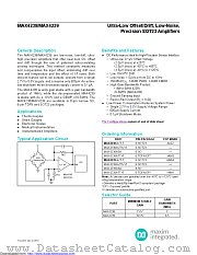 MAX4238ATT+ datasheet pdf MAXIM - Dallas Semiconductor