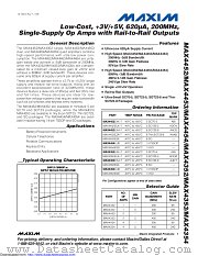 MAX4454EUD+ datasheet pdf MAXIM - Dallas Semiconductor