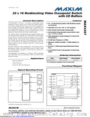 MAX4357ECD-D datasheet pdf MAXIM - Dallas Semiconductor