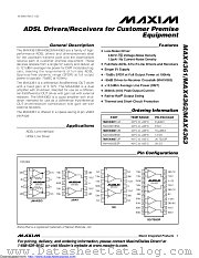 MAX4362ESD+ datasheet pdf MAXIM - Dallas Semiconductor