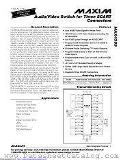 MAX4399CTK+D datasheet pdf MAXIM - Dallas Semiconductor