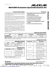 MAX4399EVCMODU datasheet pdf MAXIM - Dallas Semiconductor