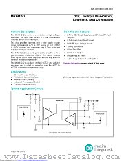 MAX44242AUA+T datasheet pdf MAXIM - Dallas Semiconductor