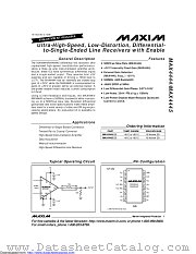 MAX4444ESE+ datasheet pdf MAXIM - Dallas Semiconductor
