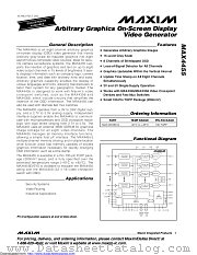 MAX4455ECQ+D datasheet pdf MAXIM - Dallas Semiconductor