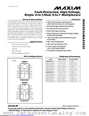 MAX4534EUD+ datasheet pdf MAXIM - Dallas Semiconductor