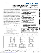 MAX4561EUT+ datasheet pdf MAXIM - Dallas Semiconductor