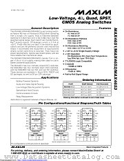 MAX4652ESE+T datasheet pdf MAXIM - Dallas Semiconductor