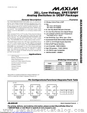 MAX4696EBT-T datasheet pdf MAXIM - Dallas Semiconductor
