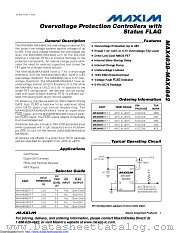 MAX4838EXT+ datasheet pdf MAXIM - Dallas Semiconductor