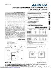 MAX4845CEYT+T datasheet pdf MAXIM - Dallas Semiconductor