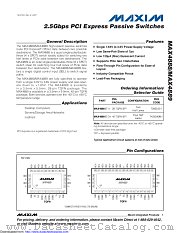 MAX4888ETI+T datasheet pdf MAXIM - Dallas Semiconductor