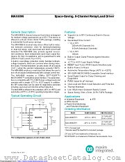 MAX4896 datasheet pdf MAXIM - Dallas Semiconductor