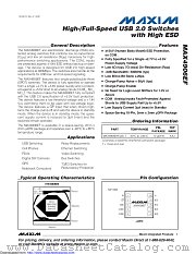 MAX4906EF datasheet pdf MAXIM - Dallas Semiconductor