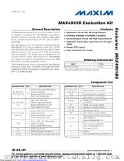 MAX4951BEVKIT datasheet pdf MAXIM - Dallas Semiconductor