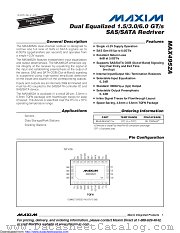 MAX4952A datasheet pdf MAXIM - Dallas Semiconductor
