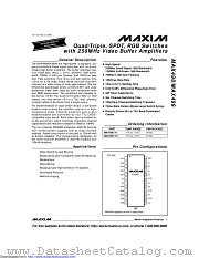 MAX498CWI-T datasheet pdf MAXIM - Dallas Semiconductor