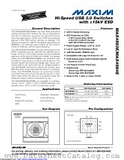 MAX4983EEVB+G0Y datasheet pdf MAXIM - Dallas Semiconductor