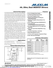MAX5054AATA+T datasheet pdf MAXIM - Dallas Semiconductor