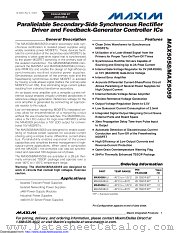 MAX5058AUI+ datasheet pdf MAXIM - Dallas Semiconductor