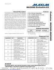 MAX5080EVKIT datasheet pdf MAXIM - Dallas Semiconductor